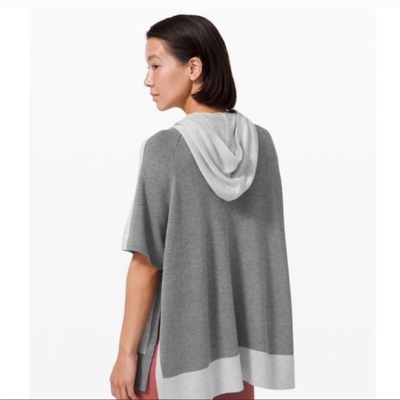 Lululemon Opened up poncho hoodie sweater - Picture 2 of 5